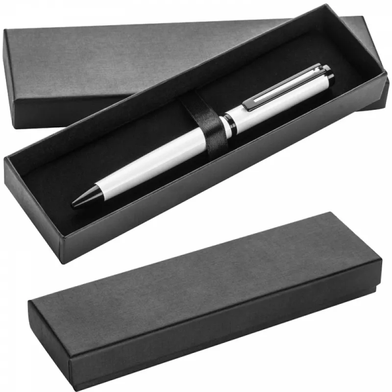 Długopis metalowy - biały (1057706)