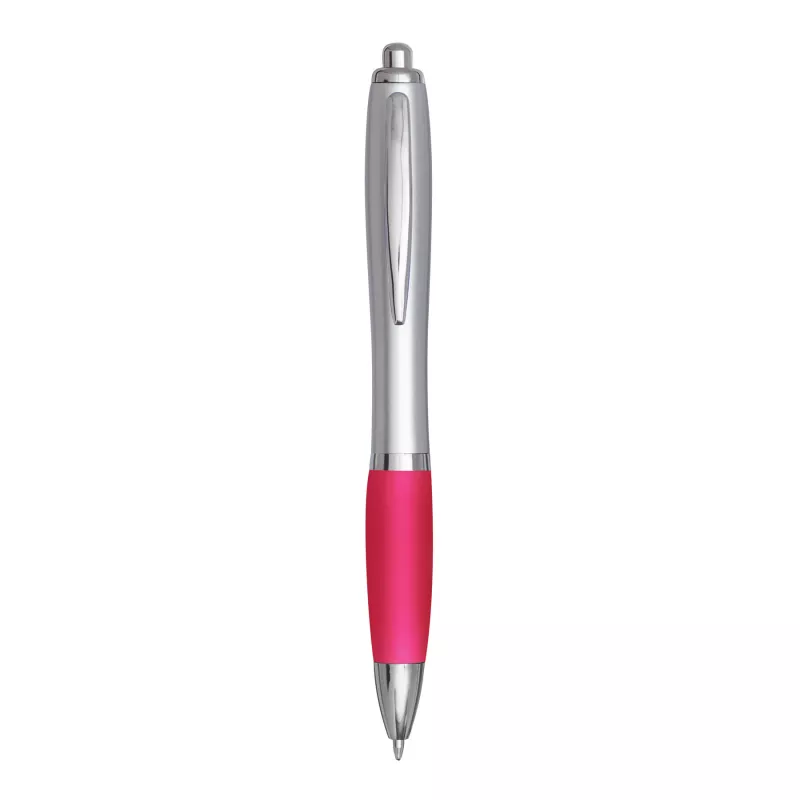 Długopis - magenta, srebrny (56-1102004)