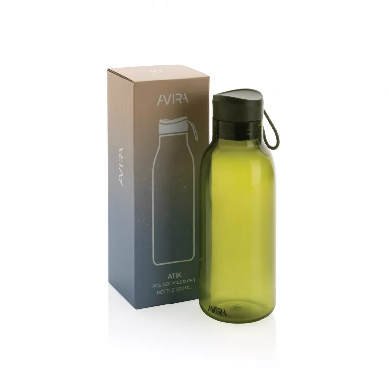 Butelka sportowa 500 ml Avira Atik z RPET - green (P438.037)