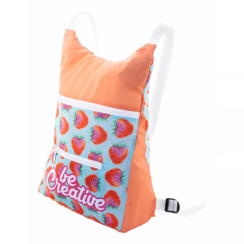 SuboBag Folback personalizowany składany plecak RPET - biały (AP716834-01)
