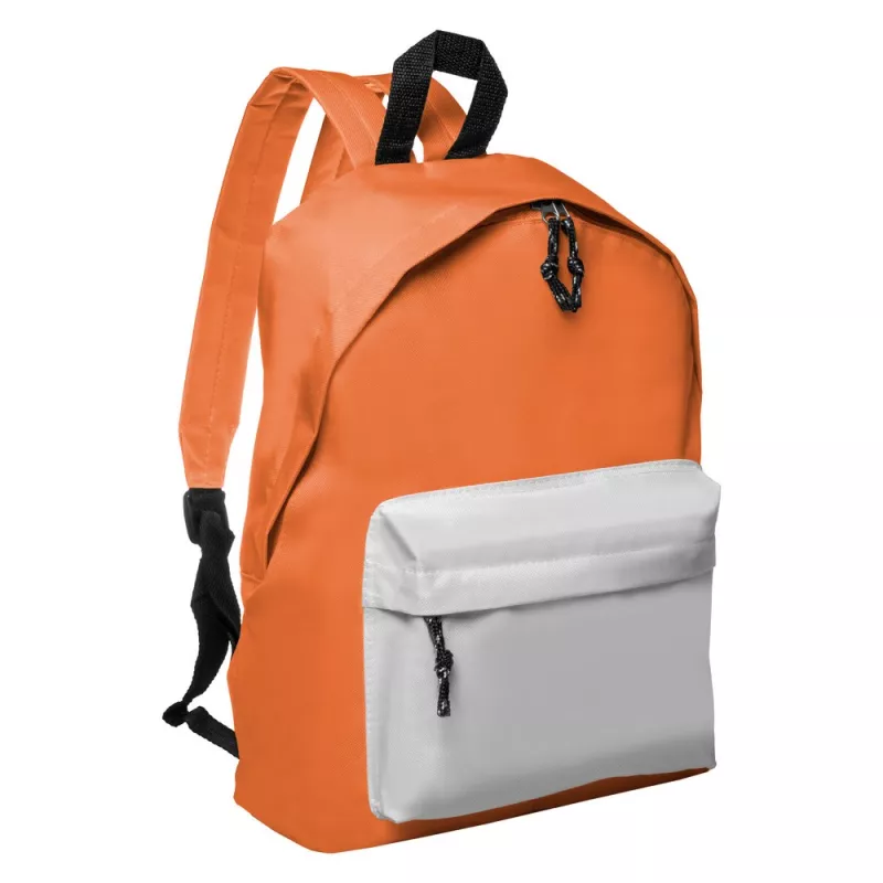 Plecak | Madeline - biało-pomarańczowy (V4783-72)