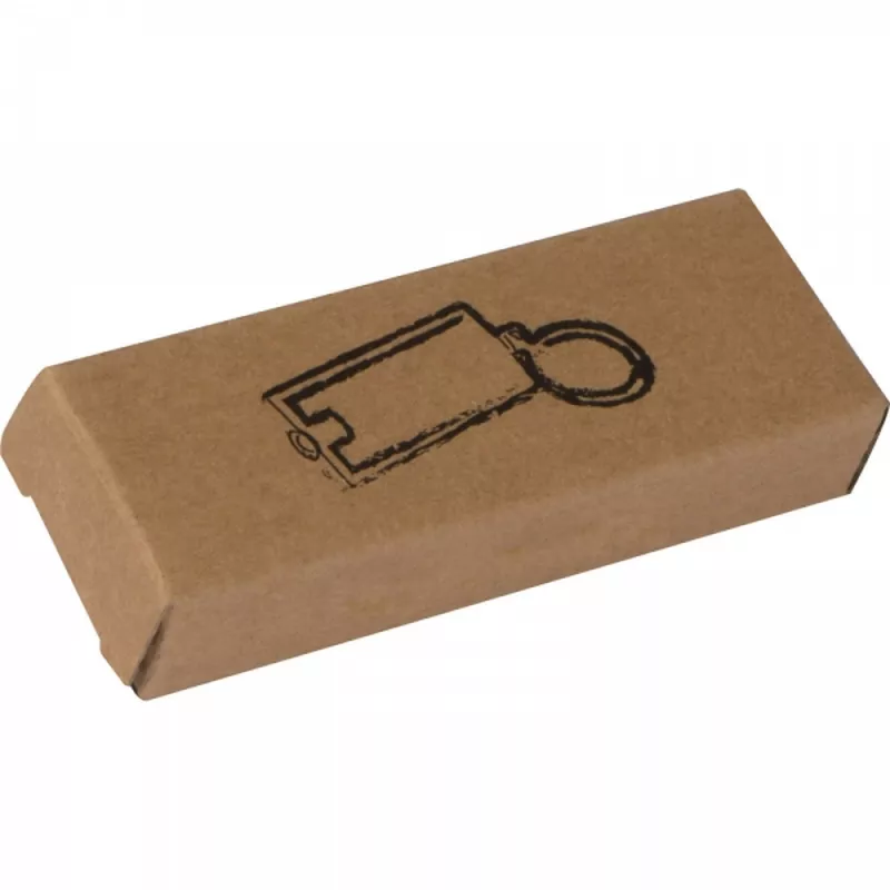 Brelok plastikowy AGUSTIN - czarny (9231103)