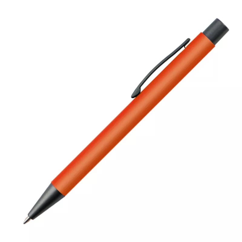 Długopis reklamowy plastikowy z metalowym klipem - pomarańczowy (1094510)