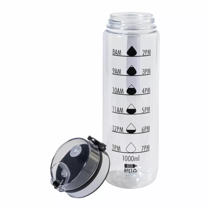 Sipcount Butelka motywacyjna RPET - biały matowy (AP800696-01T)