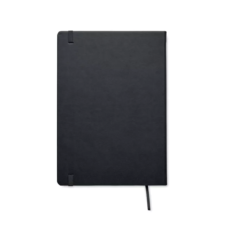 Notes A5 w okładce PU 100 kartek w linię OURS - Czarny (MO6580-03)