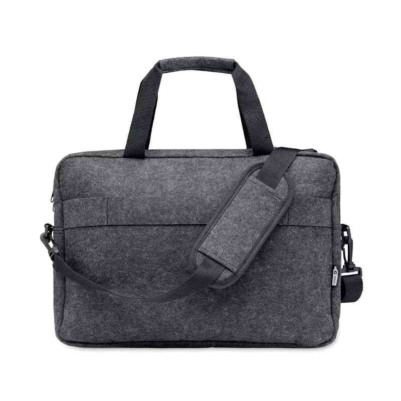 Torba na laptop 15" z filcu RPET PLANA - Kamienny Szary (MO2165-15)