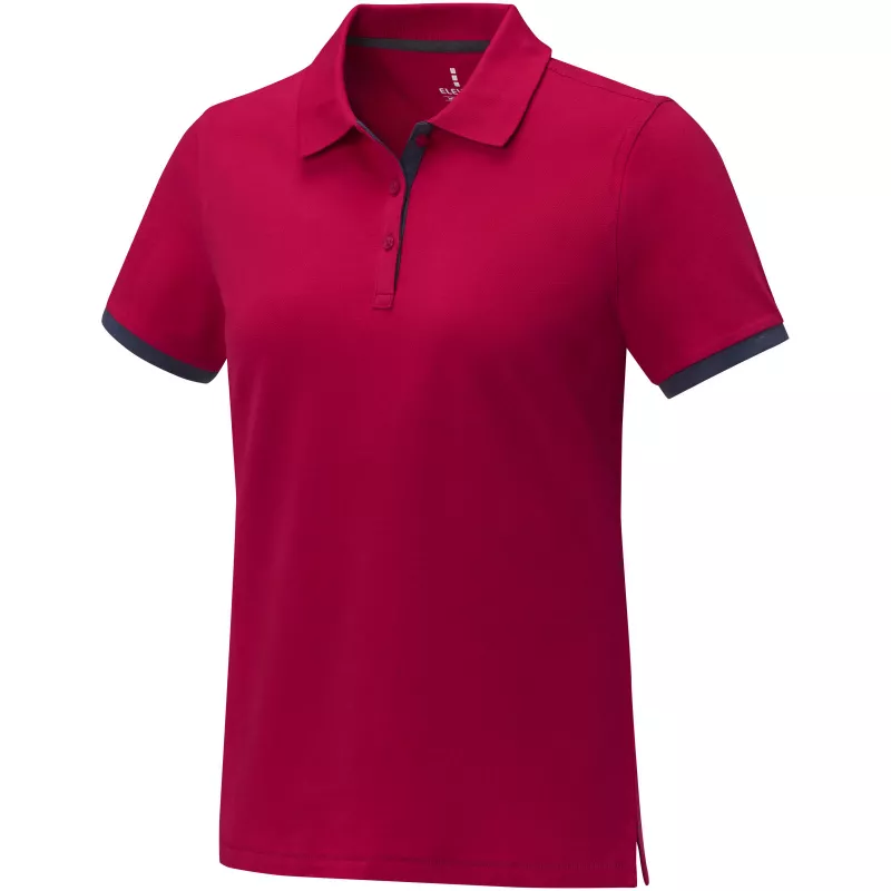 Damska koszulka polo duotone Morgan z krótkim rękawem - Czerwony (38111-RED)