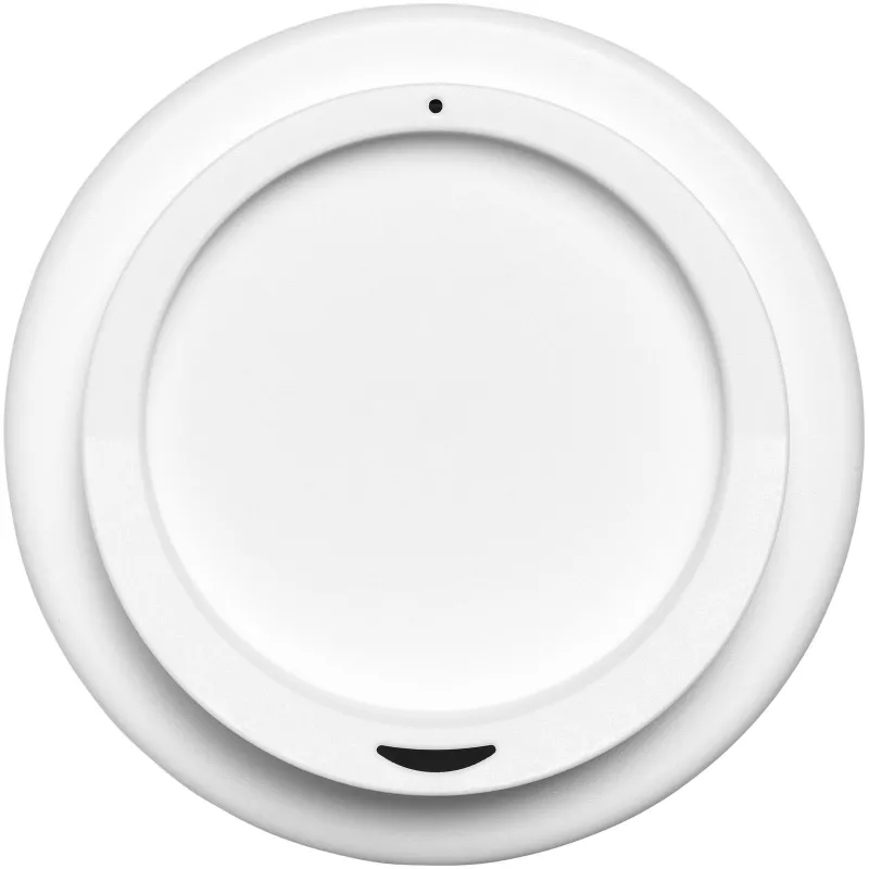 Kubek Americano Eco z recyklingu o pojemności 350 ml - Biały-Czarny (21042200)