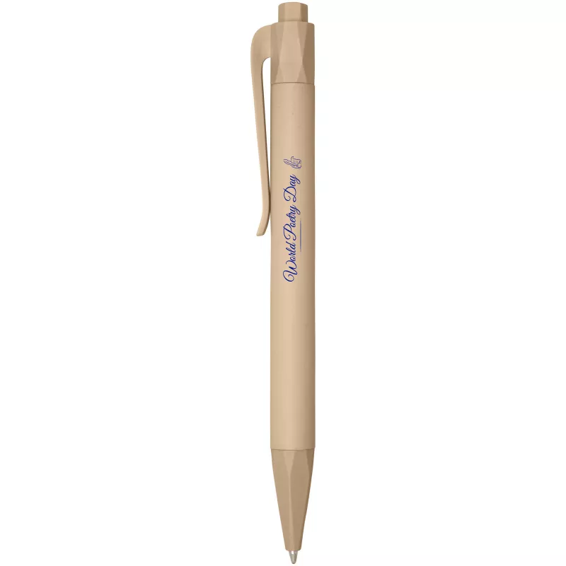 Długopis Terra z plastiku z kukurydzy - Piaskowy (10774330)