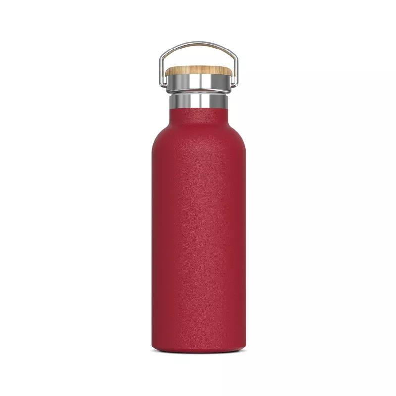 Butelka termiczna z podwójnymi ściankami Ashton 500ml - ciemnoczerwony (LT98882-N0020)
