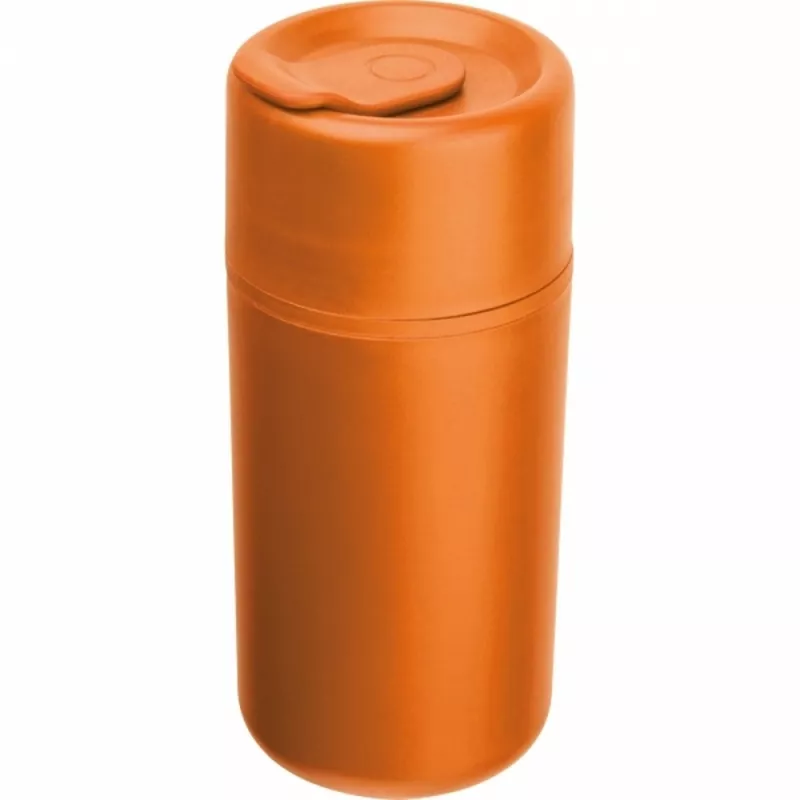 Kubek z podwójnymi ściankami GENOA 500 ml - pomarańczowy (535410)