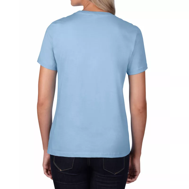 Koszulka bawełniana 185g/m² Gildan Premium Cotton® - DAMSKA - Light Blue (4100L-LIGHT BLUE)