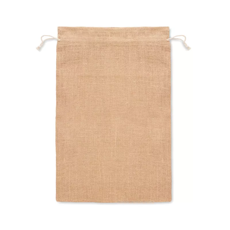 Torba prezentowa z juty 30x47 cm JUTE LARGE - Bezowy (MO9930-13)