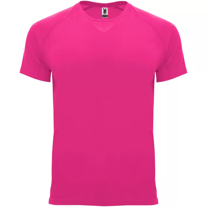 Koszulka techniczna 135 g/m² ROLY BAHRAIN 0407  - Pink Fluor (R0407-PINKFLUO)