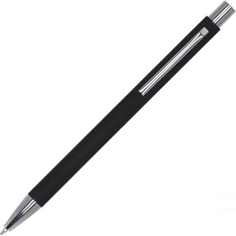 Długopis metalowy soft touch GIORGIO - czarny (1368003)