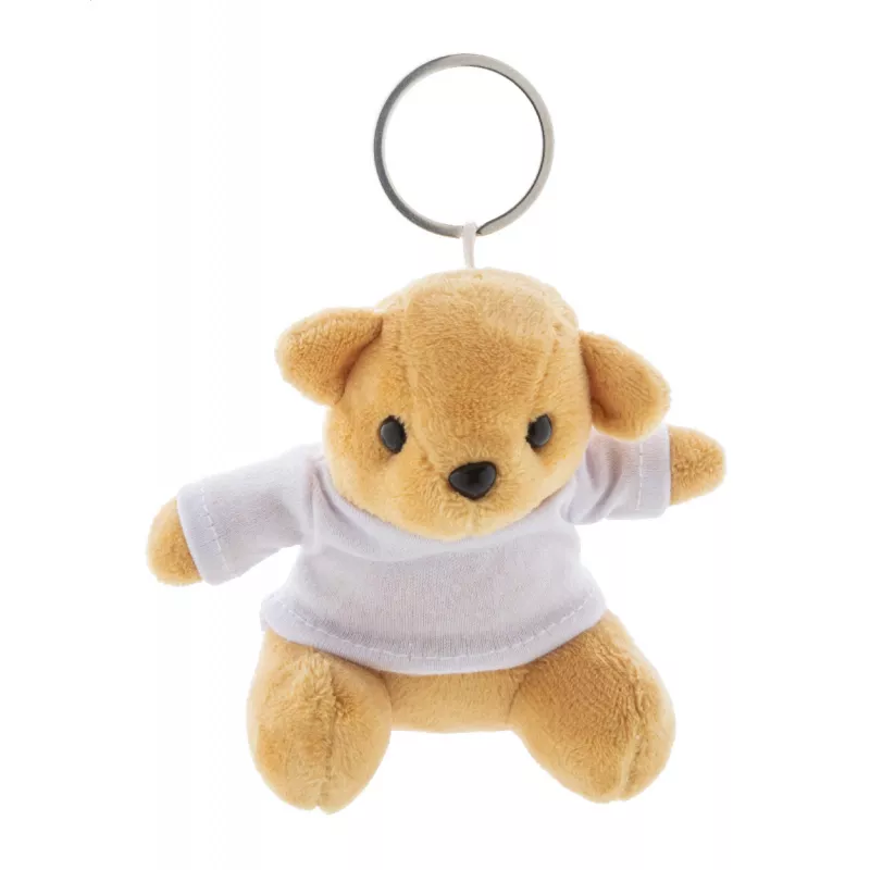 TeddyFob pluszowy miś brelok - biały (AP800054-01)