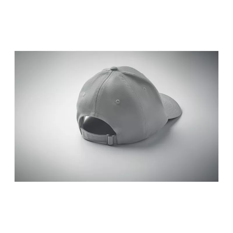 Czapka z daszkiem 6-panelowa 280 g/m² BAHAMAS - Srebrny (MO2347-14)