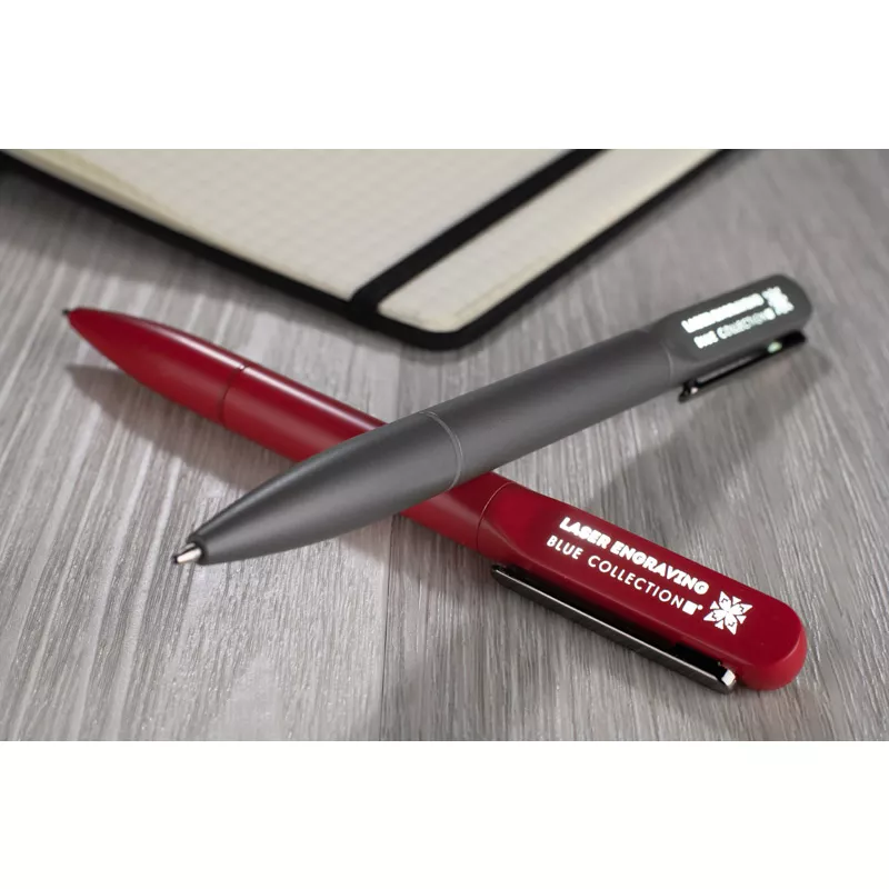 Długopis z podświetlanym logo LUNNEA - czerwony (19087-04)