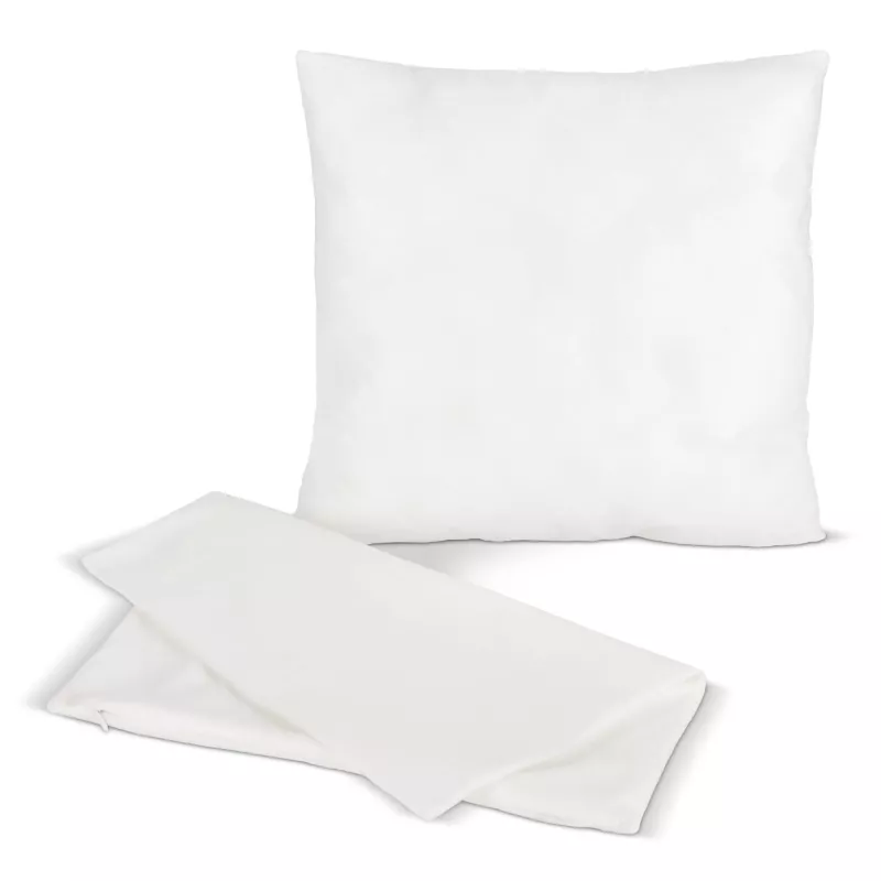 Pluszowa poszewka i poduszka 40x40 cm sublimacja - ecru (LT97230-N0054)