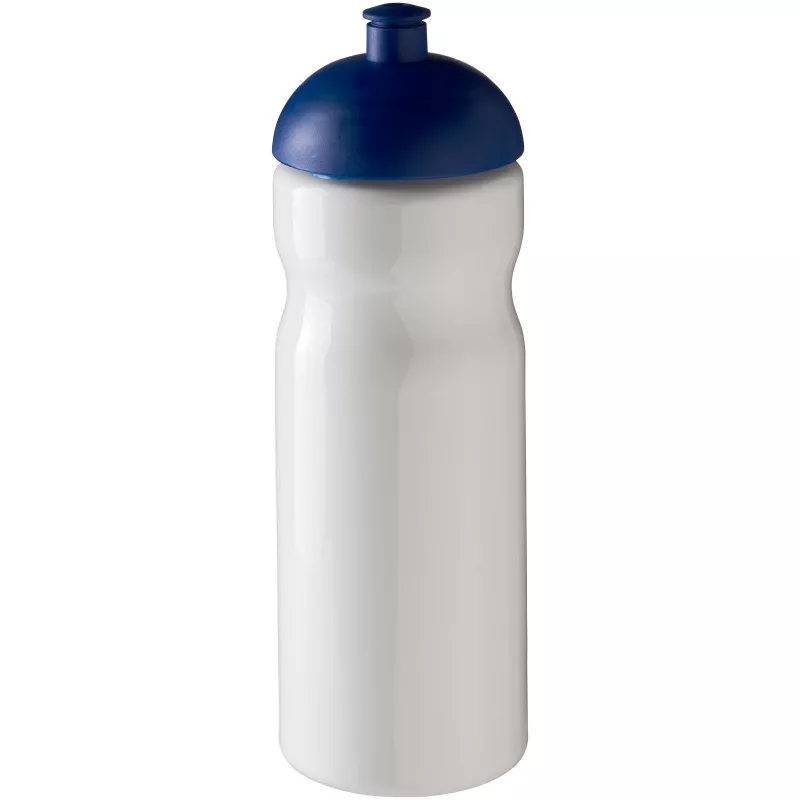 Bidon H2O Base® o pojemności 650 ml z wypukłym wieczkiem - Biały-Niebieski (21004717)