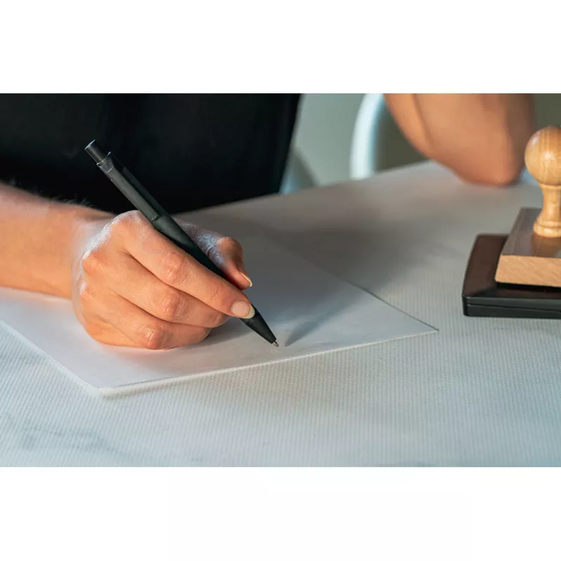 Długopis tekturowy DOMENICA - czarny (1256503)