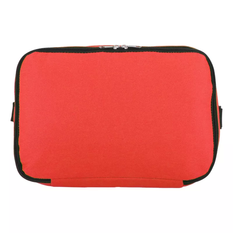 R-PET 600D Dwukomorowa torba chłodząca 30 x 20 x 25 cm 12L - czerwony (LT95393-N0021)