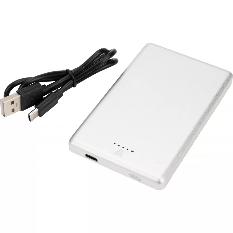 Power bank 5000 mAh z ładowarką indukcyjną Magsafe OLIMPIA - szary (3395807)