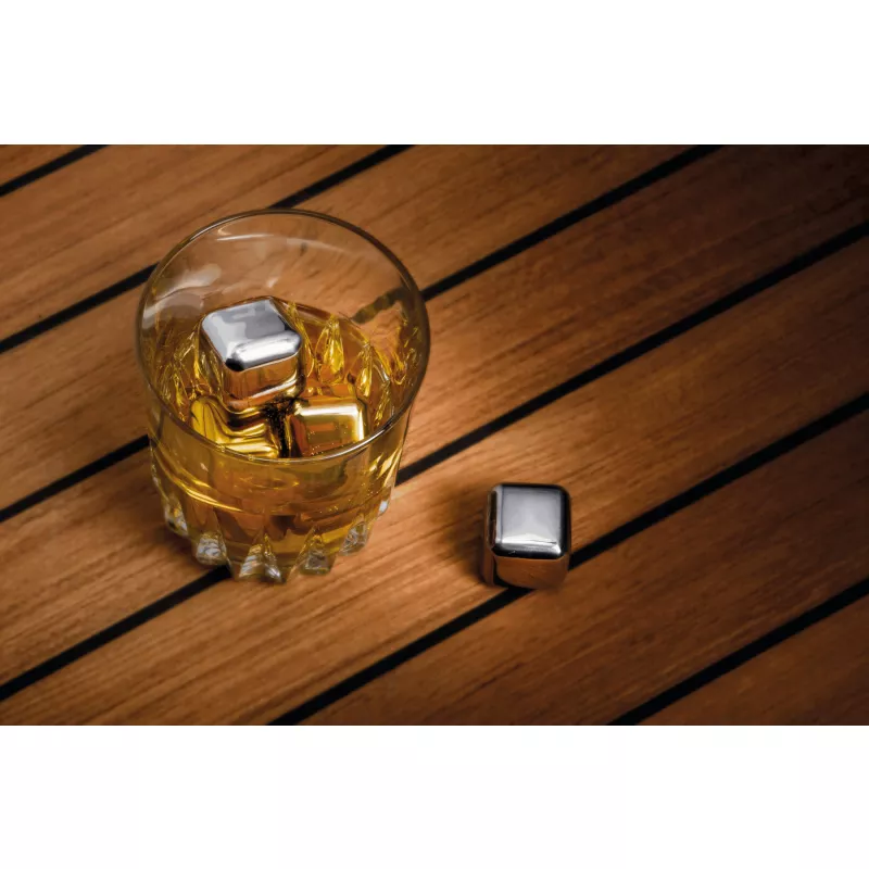 Zestaw kostek lodu - czarny, srebrny (56-0304435)