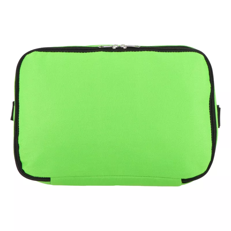 R-PET 600D Dwukomorowa torba chłodząca 30 x 20 x 25 cm 12L - jasnozielony (LT95393-N0032)