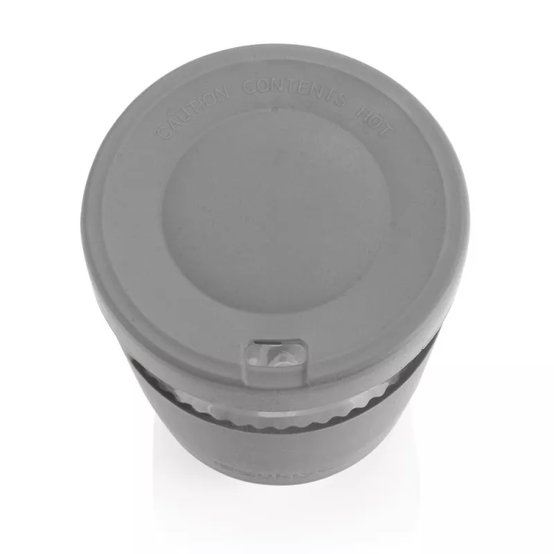 Szklany kubek podróżny Ukiyo 360 ml - szary (P432.702)