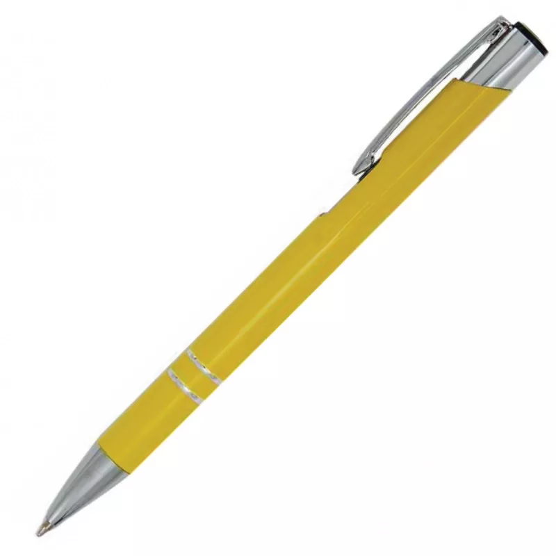 Długopis metalowy Cosmo - żółty (COSMO-21)
