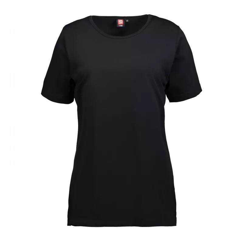 Koszulka bawełniana 175 g/m² ID T-TIME® 0512 - DAMSKA - Black (0512-BLACK)