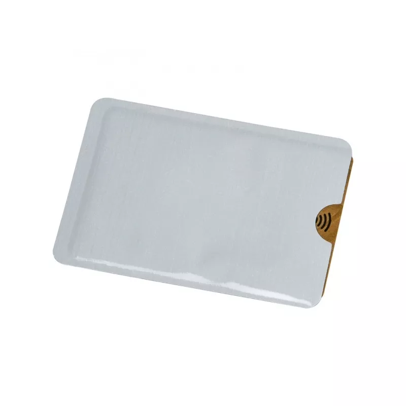 Etui na karty z ochroną RFID aluminiowe EDINBURGH - biały (083106)