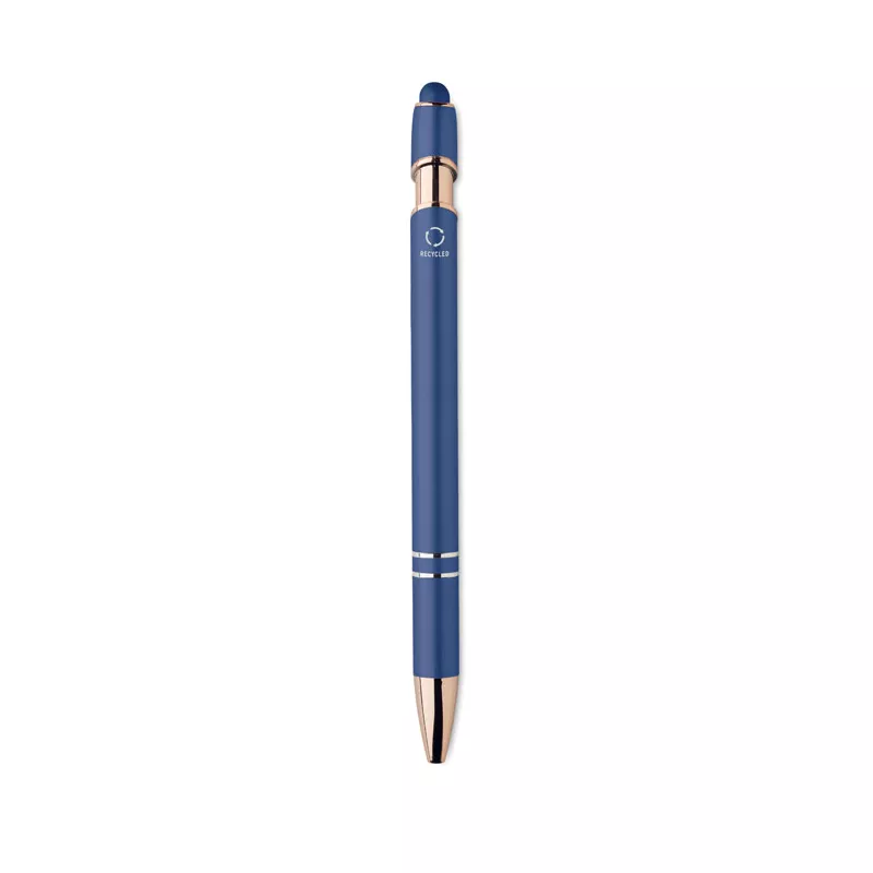 Długopis z aluminium z recyklingu SCRIBBLE - Niebieski (MO2380-04)