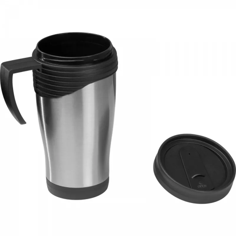 Kubek termiczny 400 ml PIERO - szary (6530007)