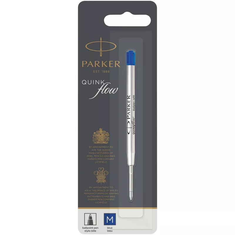 Quinkflow ballpoint pen refill - Błękitny-Srebrny (42000181)