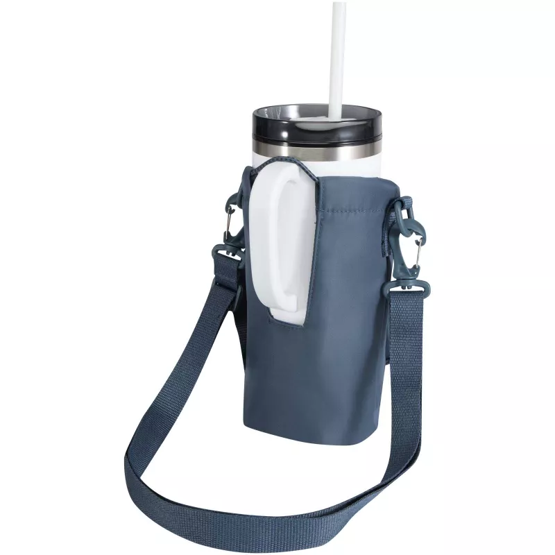 Trip Aware™, torba na butelki wykonana z materiałów z recyklingu, 2 l - Hale Blue (12076555)