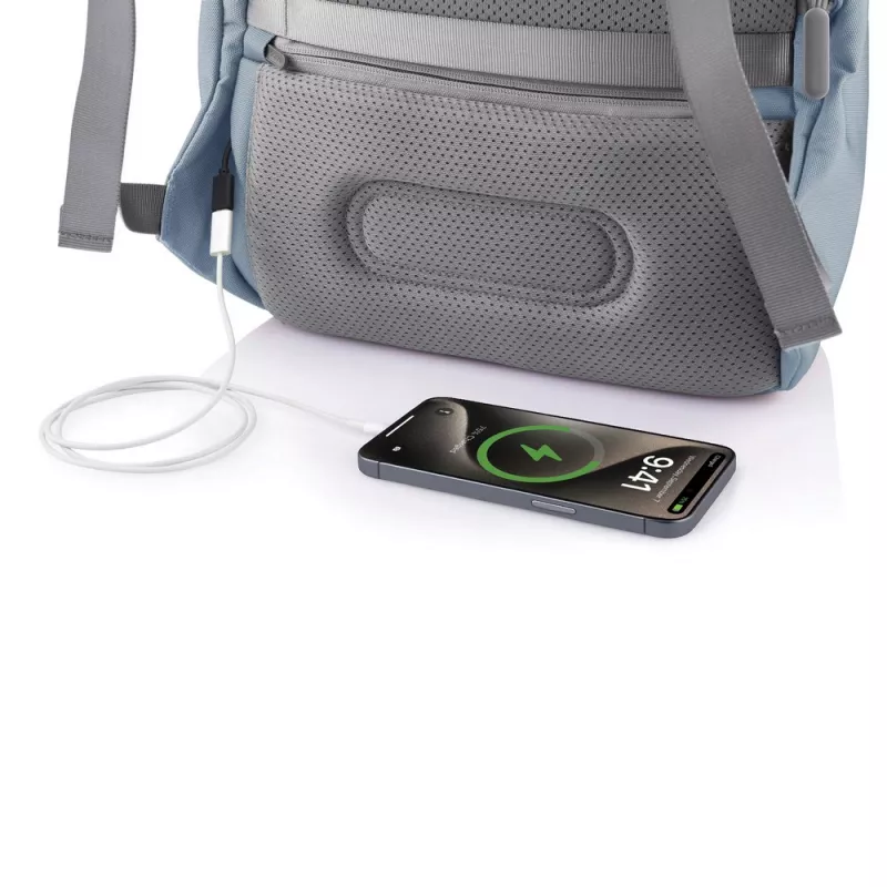 Bobby Soft plecak chroniący przed kieszonkowcami - blue, grey (P705.7915)