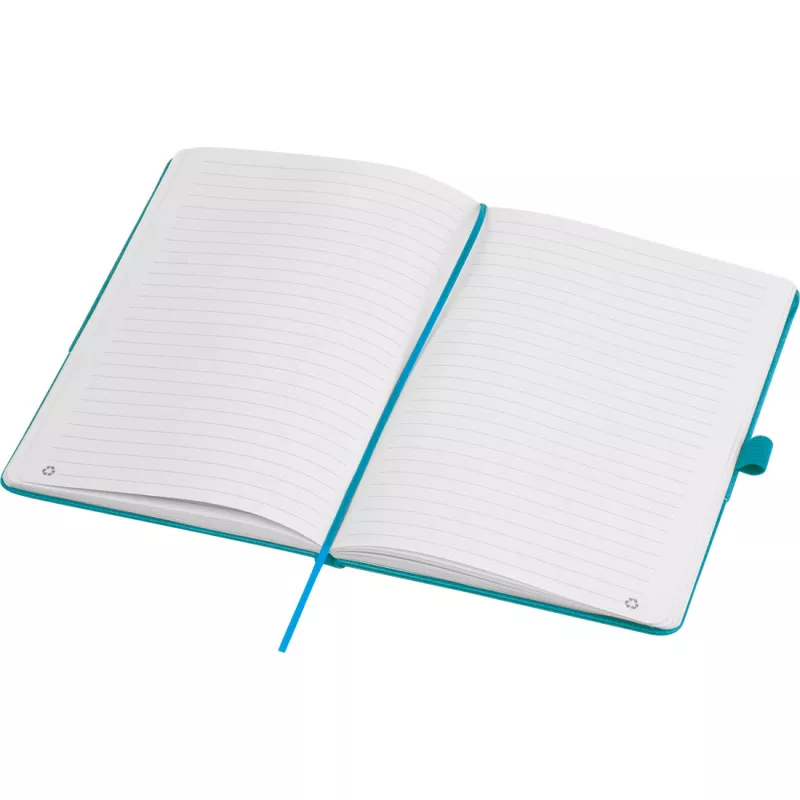 Notes A5 w linie CHELTENHAM - turkusowy (577414)