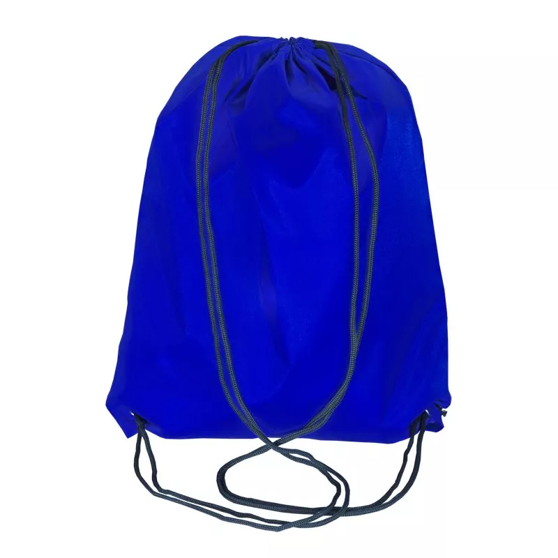 Plecak promocyjny na sznurkach poliestrowy, 33.5 x 42 cm - niebieski (R08695.04)