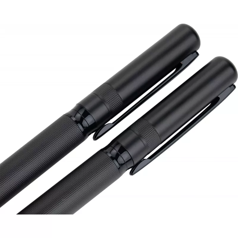 Zestaw piśmienny długopis i pióro kulkowe SANTA ROSA MoLu - czarny (475903)