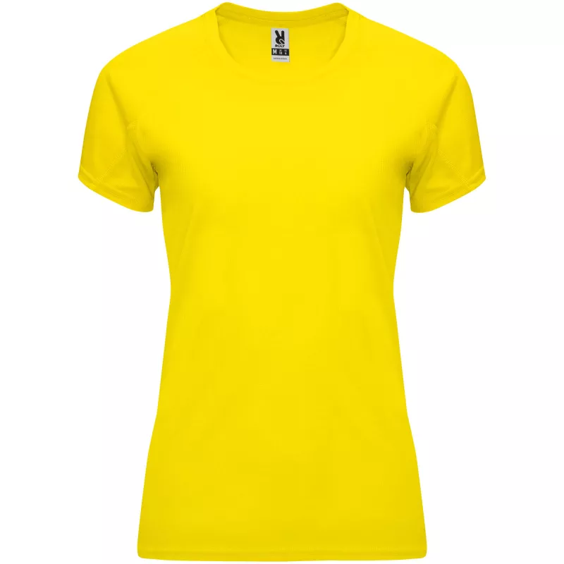 Damska koszulka techniczna 135 g/m² ROLY BAHRAIN WOMAN 0408 - Żółty (R0408-YELLOW)