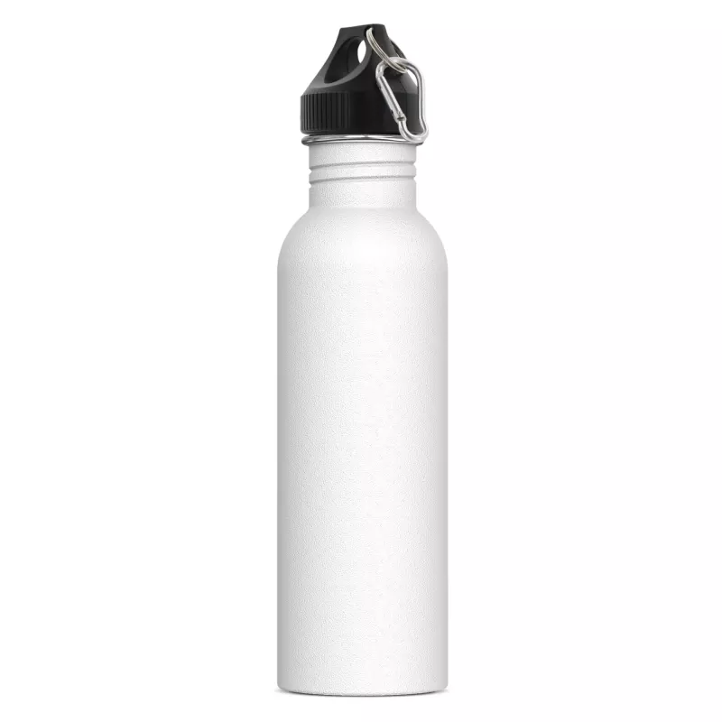 Butelka metalowa z pojedynczą ścianką Lennox 750ml - biały (LT98895-N0001)