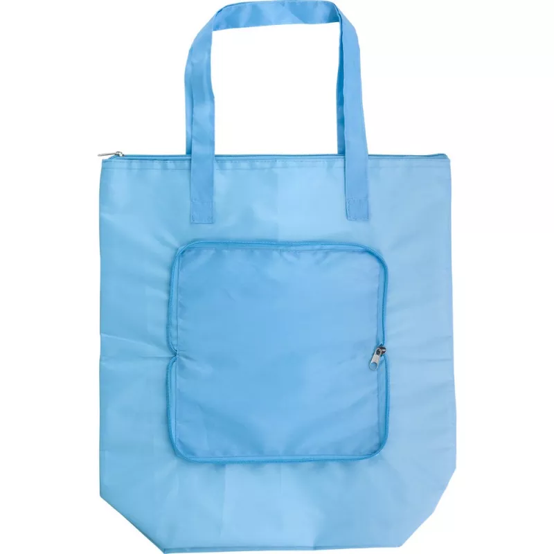 Składana torba termoizolacyjna, torba na zakupy - błękitny (V0296-23)
