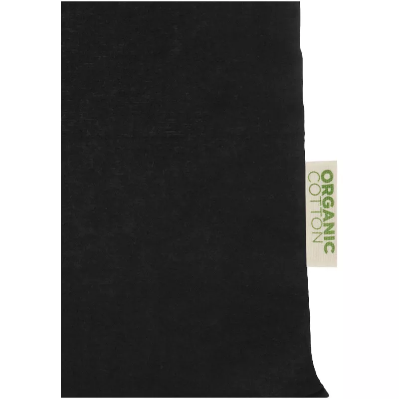 Odisha organiczna torba na zakupy z certyfikatem OCS o gramaturze 140 g/m², 7 l  - Czarny (12078090)