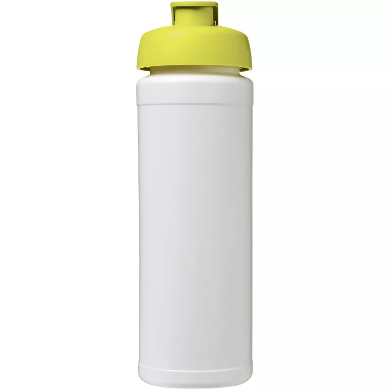 Bidon Baseline® Plus o pojemności 750 ml z wieczkiem zaciskowym i uchwytem - Biały-Limonka (21007404)