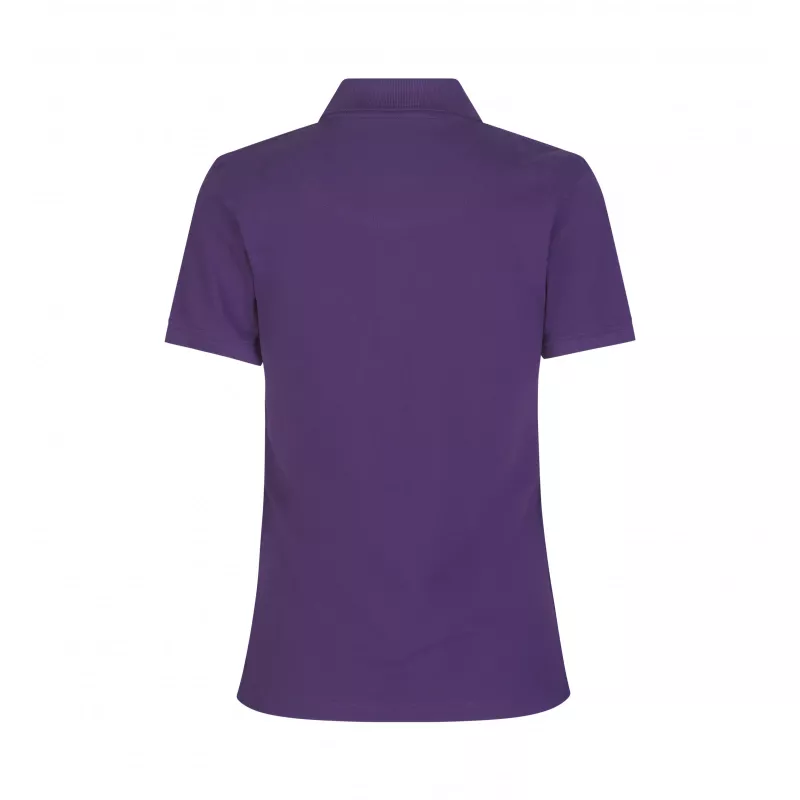 Koszulka bawełniana damska 210 g/m² ID Polo/stretch 527 - Purple (0527-PURPLE)