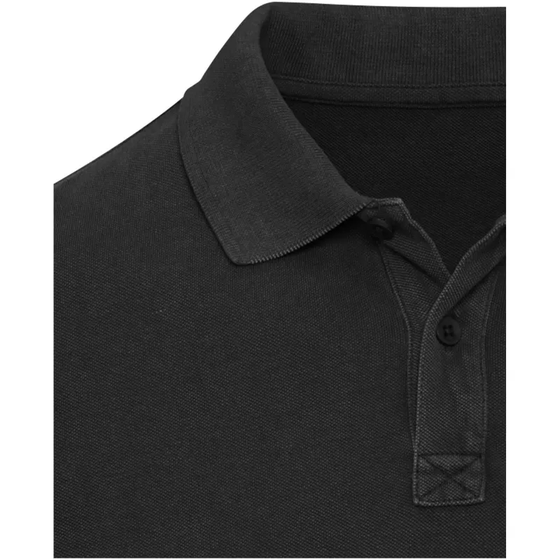 Calgary 200 g/m2 sprana męska koszulka polo - Czarny (39567-BLACK)