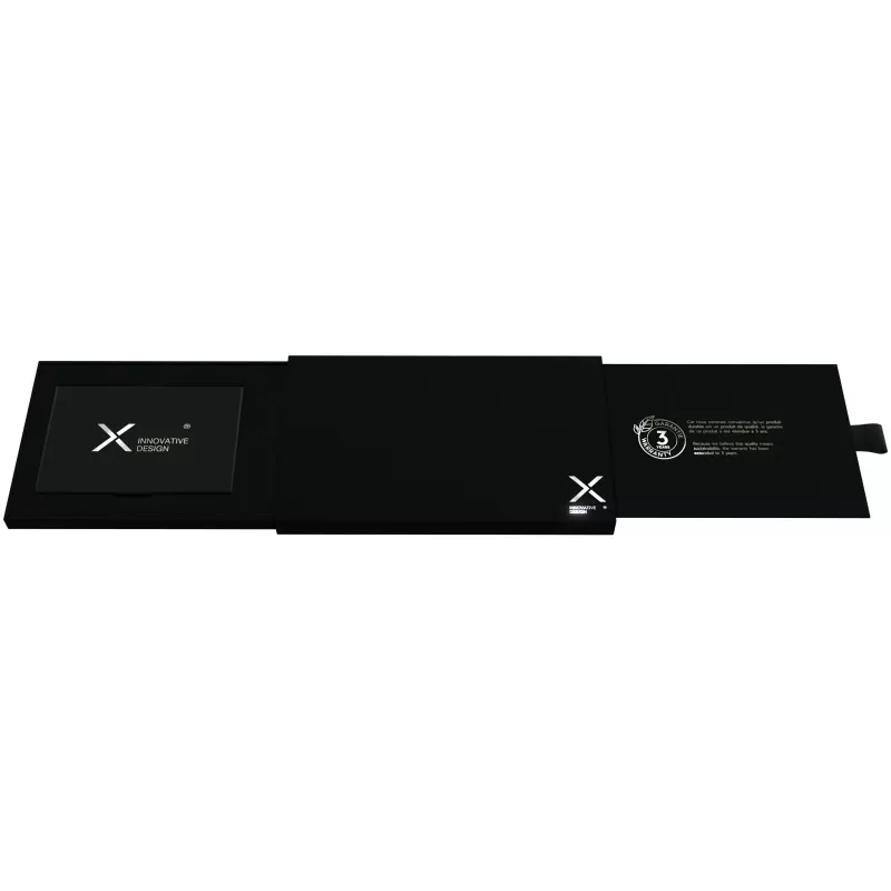 SCX.design P22 bardzo smukły magnetyczny powerbank o pojemności 5000 mAh - Czarny (2PX18490)