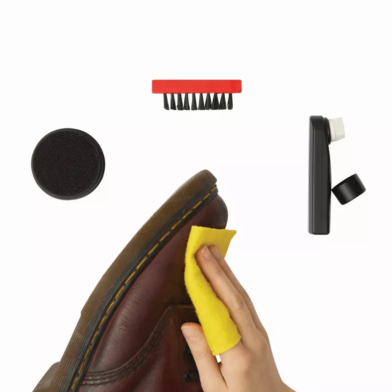 Zestaw do czyszczenia obuwia - czarny, czerwony, żółty (56-0405192)